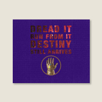 Dread It Run From It Destiny Still Arrives Landscape Canvas Print | Artistshot