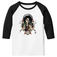 Hecate Triple Moon Goddess Pagan Witch Gothic Wiccan Occult Youth 3/4 Sleeve | Artistshot