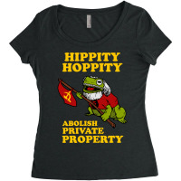 Hippity Hoppity Abolish Private Property Women's Triblend Scoop T-shirt | Artistshot