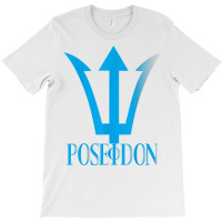 Sea Blue Poseidon Symbol Trident Ancient Greece Power T Shirt T-shirt | Artistshot