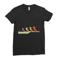 Vintage Retro Style Water Ski Ladies Fitted T-shirt | Artistshot