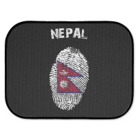 Nepal Fingerprint Flag Country Pride Heritage Shirt Rear Car Mat | Artistshot