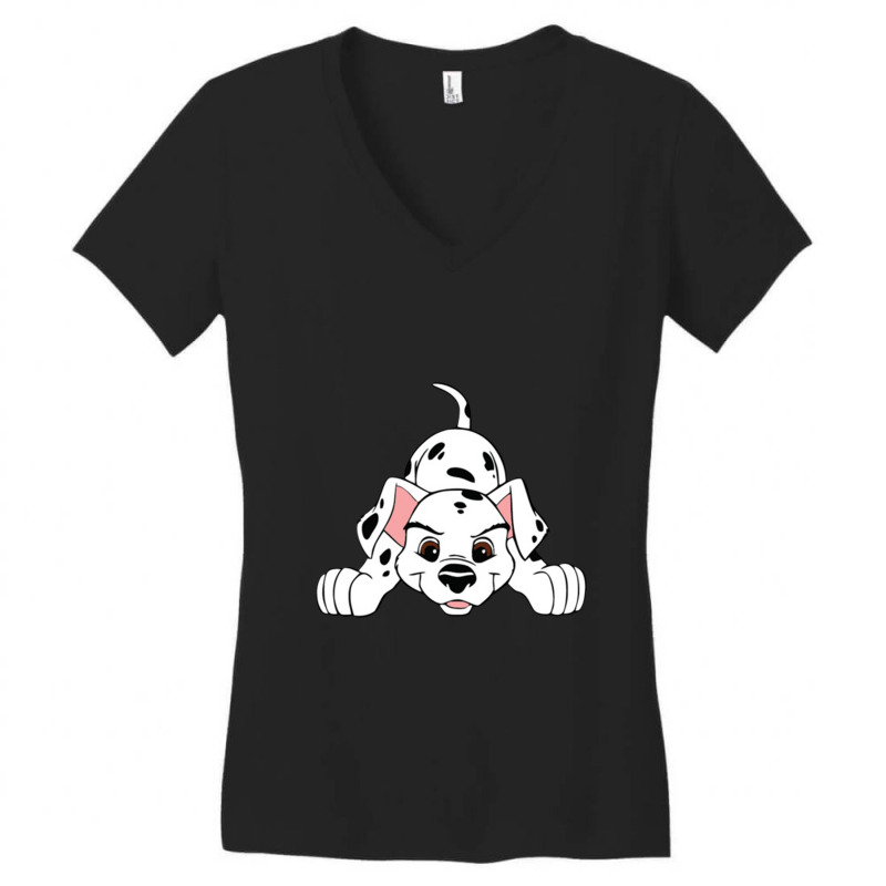 Dalmatian Women's V-Neck T-Shirt by brodesin | Artistshot