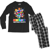 Hispanic Heritage Month Latin American Flag Kids Boys Girls T Shirt Men's Long Sleeve Pajama Set | Artistshot