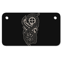 Runestone Motorcycle License Plate | Artistshot