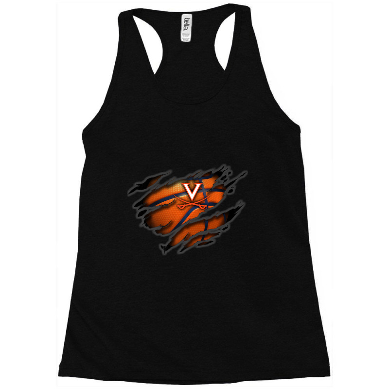 Virginia Cavaliers Tearing Basketball Racerback Tank by Kuwannin528 | Artistshot