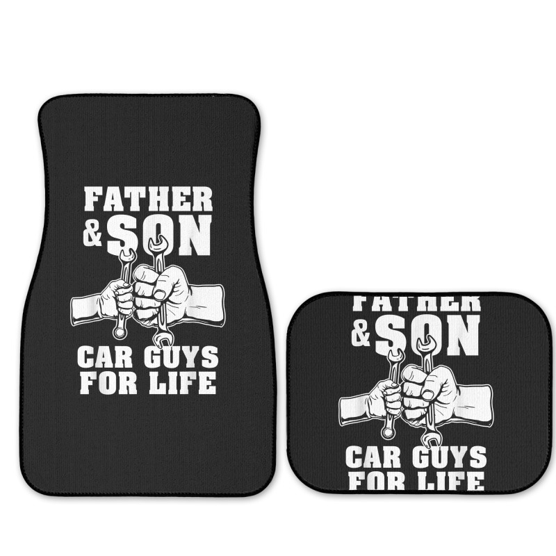 Father And Son Car Guys For Life Cute Car Mechanic Full Set Car Mats | Artistshot