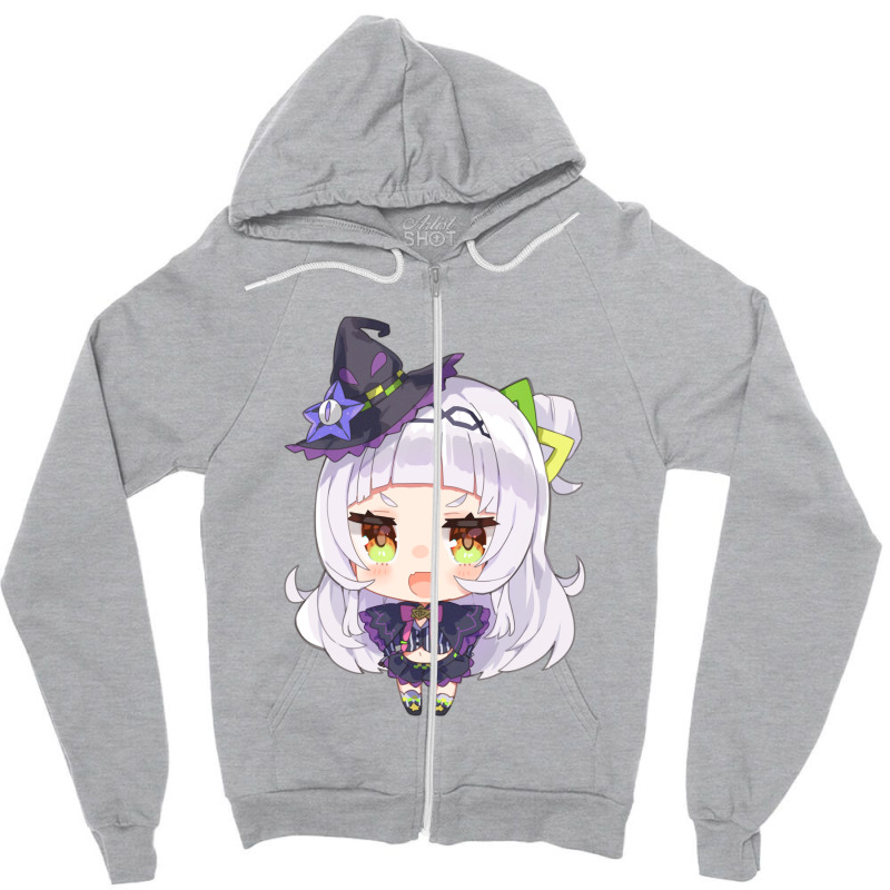 Murasaki Shion Hololive 4 Zipper Hoodie | Artistshot