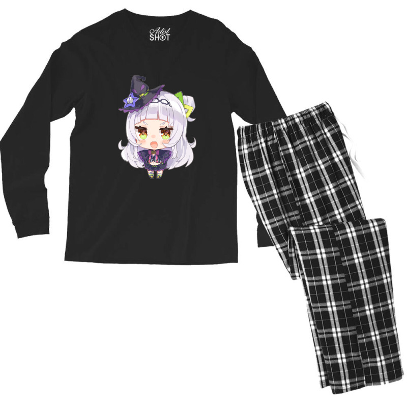 Murasaki Shion Hololive 4 Men's Long Sleeve Pajama Set | Artistshot