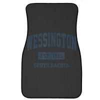 Wessington South Dakota Sd Vintage Athletic Sports Design Front Car Mat | Artistshot