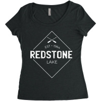 Redstone Lake Wisconsin Sweatshirt Women's Triblend Scoop T-shirt | Artistshot