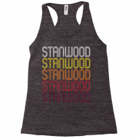 Stanwood, Wa  Vintage Style Washington T Shirt Racerback Tank | Artistshot