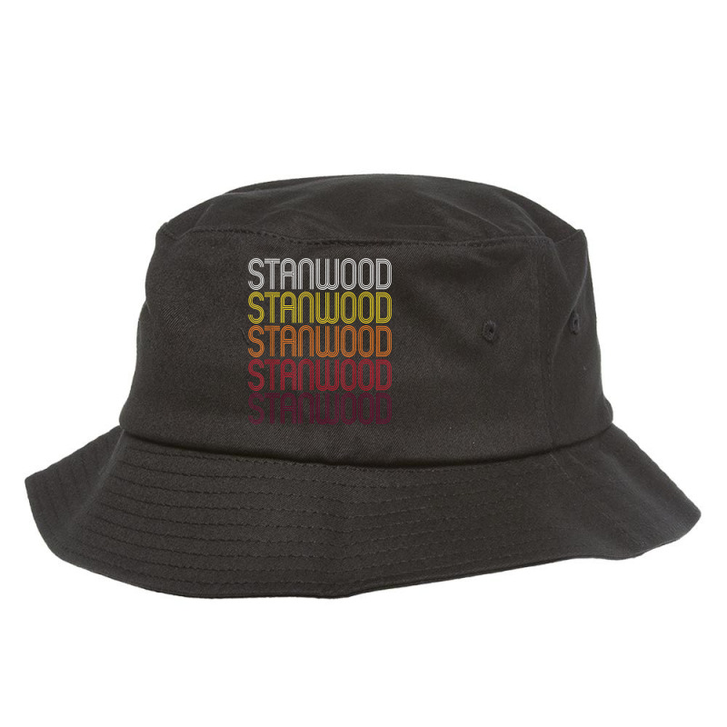 Stanwood, Wa  Vintage Style Washington T Shirt Bucket Hat by cm-arts | Artistshot