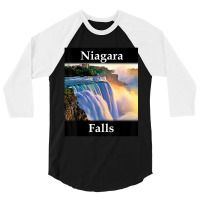 Yellow House Outlet Niagara Falls 3/4 Sleeve Shirt | Artistshot