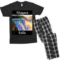 Yellow House Outlet Niagara Falls Men's T-shirt Pajama Set | Artistshot