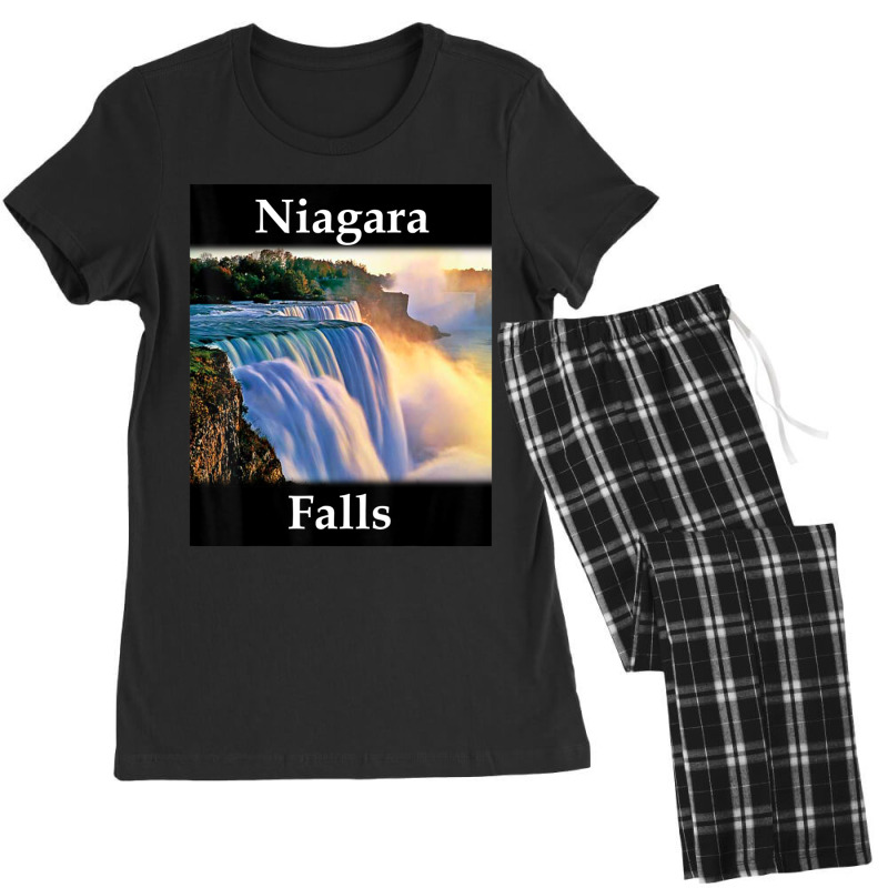 Yellow House Outlet Niagara Falls Women's Pajamas Set by atereabag | Artistshot