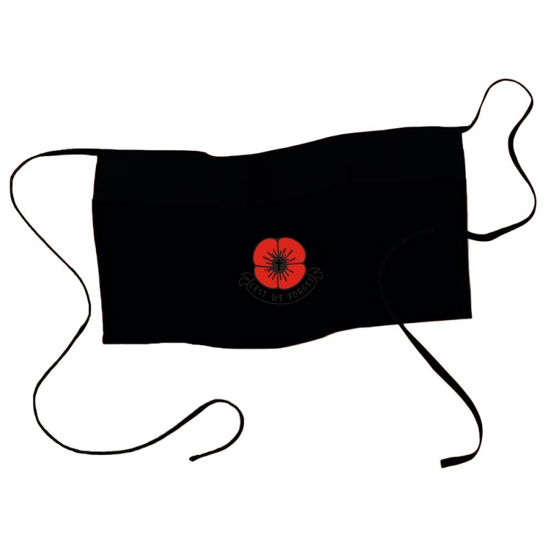 Remembrance Day Poppy Waist Apron | Artistshot