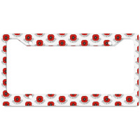 Remembrance Day Poppy License Plate Frame | Artistshot