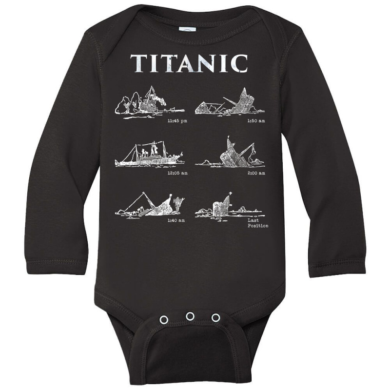 Titanic Shirt, Titanic Sinking Shirt, Titanic Gift, Titanic T Shirt Long Sleeve Baby Bodysuit | Artistshot