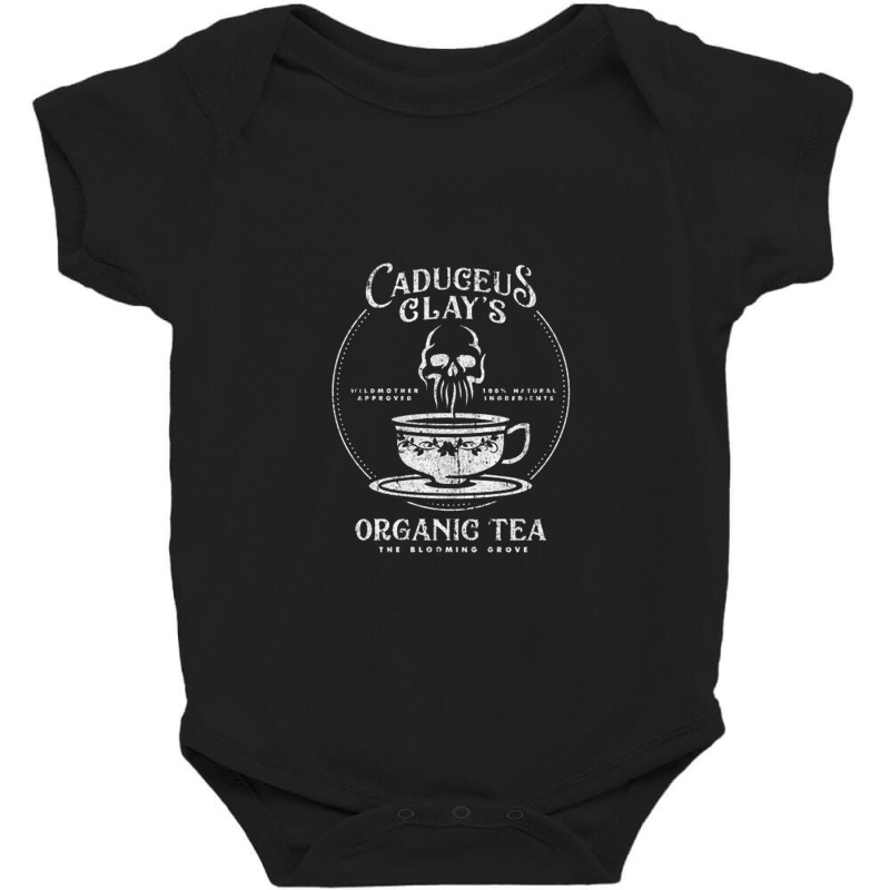 Clay's Organic Tea   Caduceus Clay Baby Bodysuit by tomatkecil | Artistshot