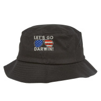 Aviator Sunglasses American Flag Let’s Go Darwin Bucket Hat | Artistshot