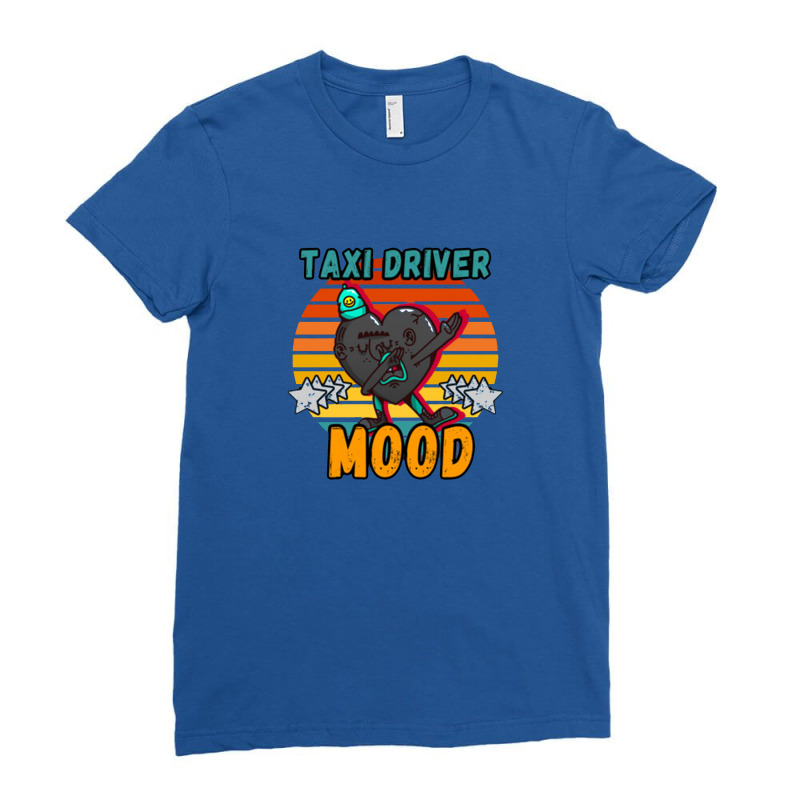 Taxi Driver Mood, Moody Dabbing Design Vintage Classic Retro And Color Ladies Fitted T-Shirt by cm-arts | Artistshot