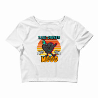 Taxi Driver Mood, Moody Dabbing Design Vintage Classic Retro And Color Crop Top | Artistshot