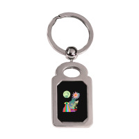 Just Go Back To Bed Silver Rectangle Keychain | Artistshot