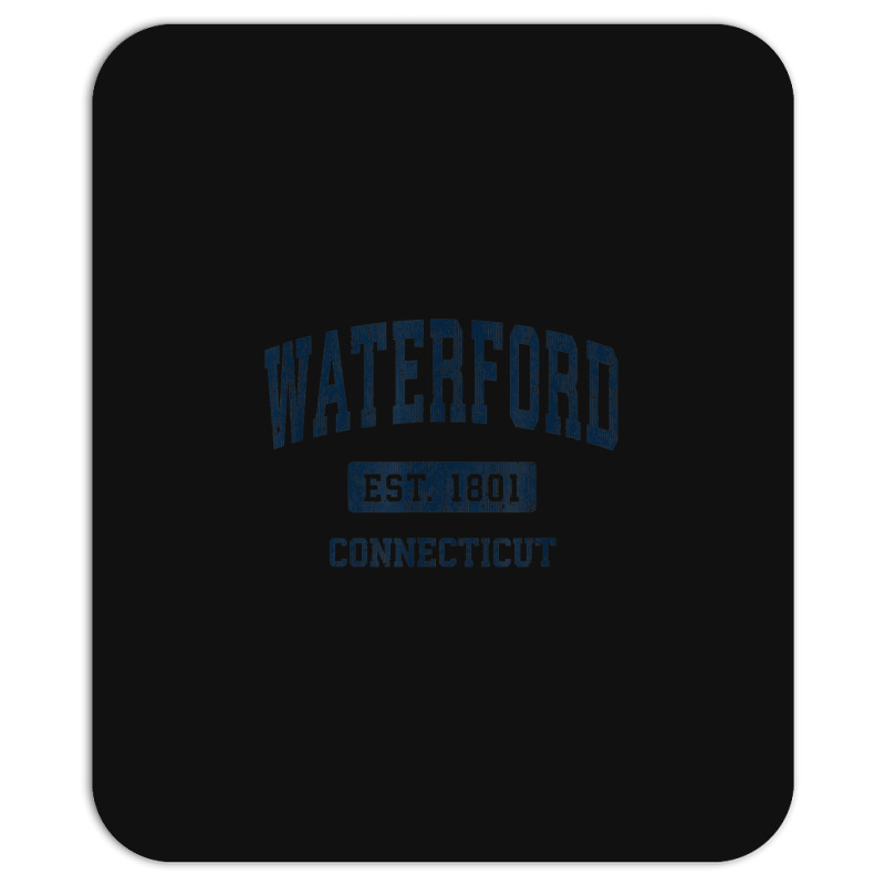 Waterford Connecticut Ct Vintage Athletic Sports Design Mousepad | Artistshot