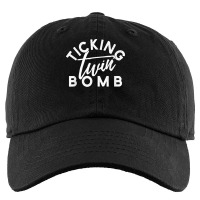 Ticking Twin Bomb Pregnancy Announcement New Mom Gift Kids Cap | Artistshot