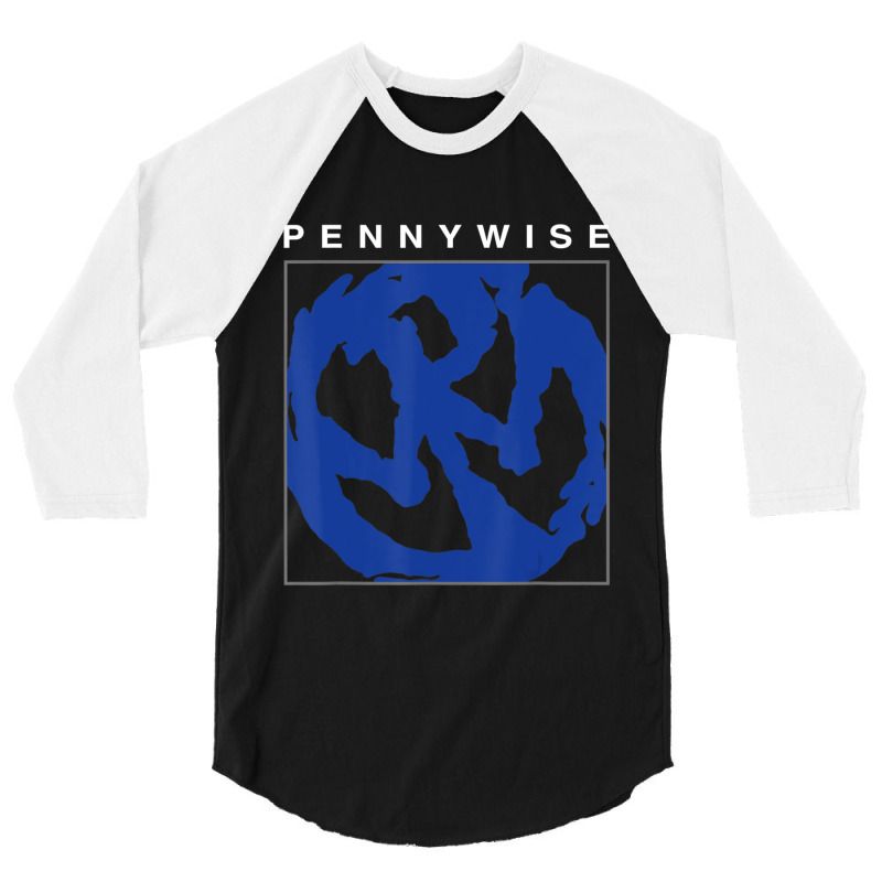 Pennywise Pw Official Merchandise 3/4 Sleeve Shirt | Artistshot