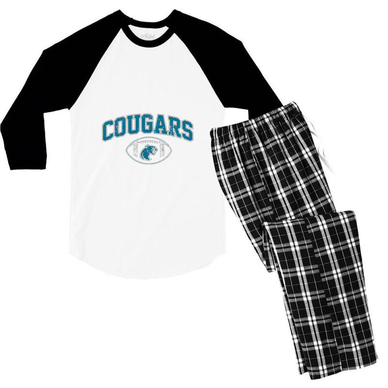 Cougars   Playmakers   Football Men's 3/4 Sleeve Pajama Set | Artistshot