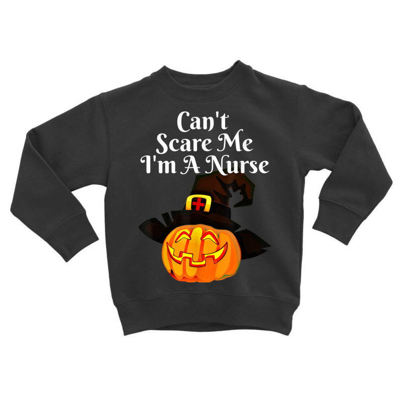 Funny Halloween Pumpkin Witch Halloween Nurse Toddler Sweatshirt | Artistshot