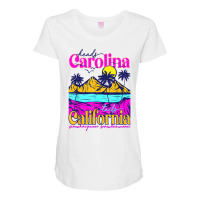 Heads Carolina Tail California Western Summer Beach Paradise T Shirt Maternity Scoop Neck T-shirt | Artistshot