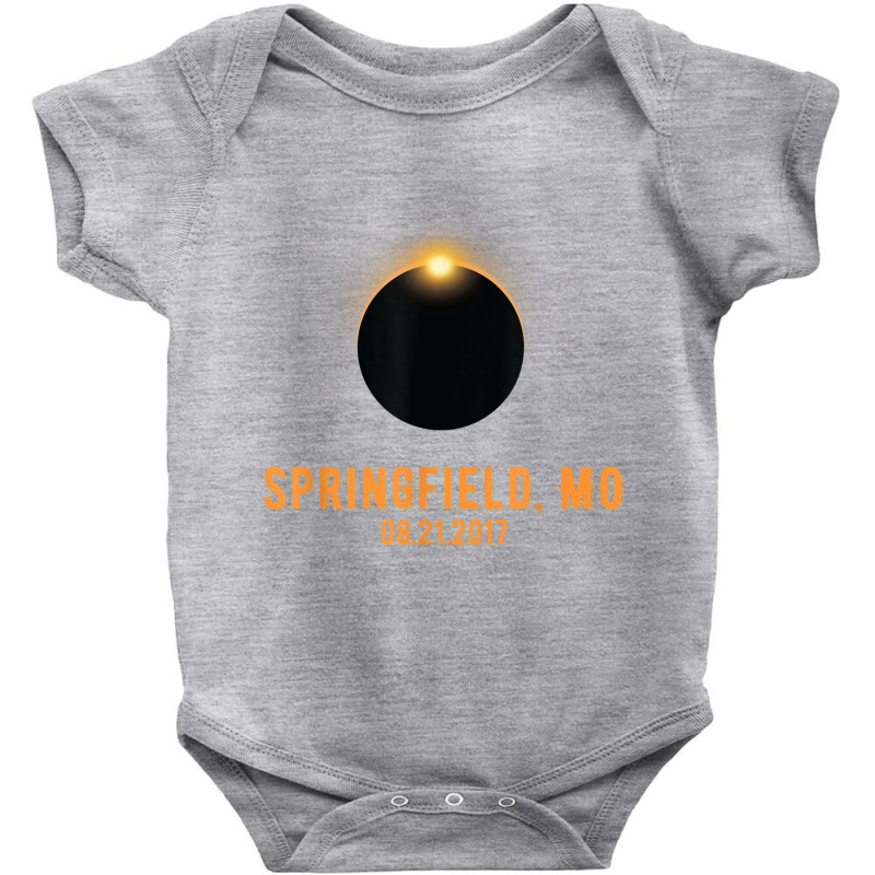 Springfield Total Solar Eclipse August 21 2017 Usa T Shirt Baby Bodysuit by cm-arts | Artistshot