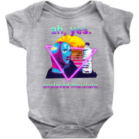 Ah Yes Enslaved Moisture Dank Meme Retro 80s Vaporwave Premium T Shirt Baby Bodysuit | Artistshot