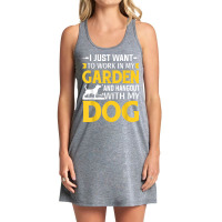 I Just Want To Work In My Garden And Hangout With My Dog Tank Dress | Artistshot