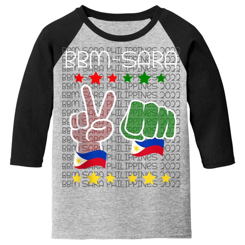 Bbm Sara 2022 Duterte Bong Bong Marcos Philippine Pinoy Tank Top Youth 3/4 Sleeve by cm-arts | Artistshot