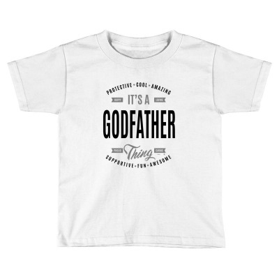 Godfather Toddler T-shirt Designed By Woleswaeh