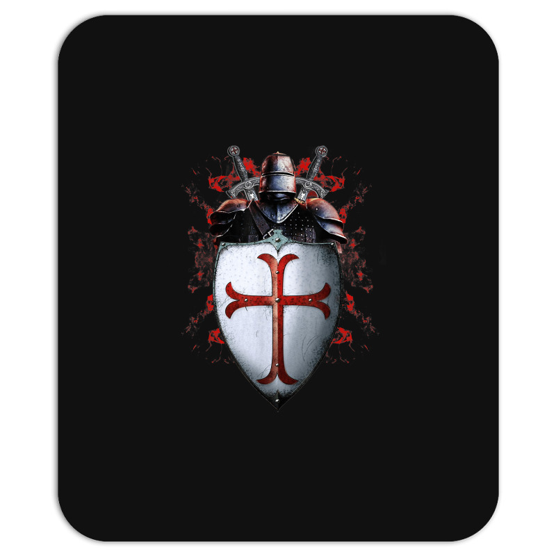 Knights Templar Flag Helmet Cross Sword Gift Mousepad | Artistshot