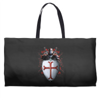 Knights Templar Flag Helmet Cross Sword Gift Weekender Totes | Artistshot