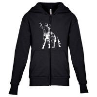 Banksy-girl-searching-soldier Youth Zipper Hoodie | Artistshot