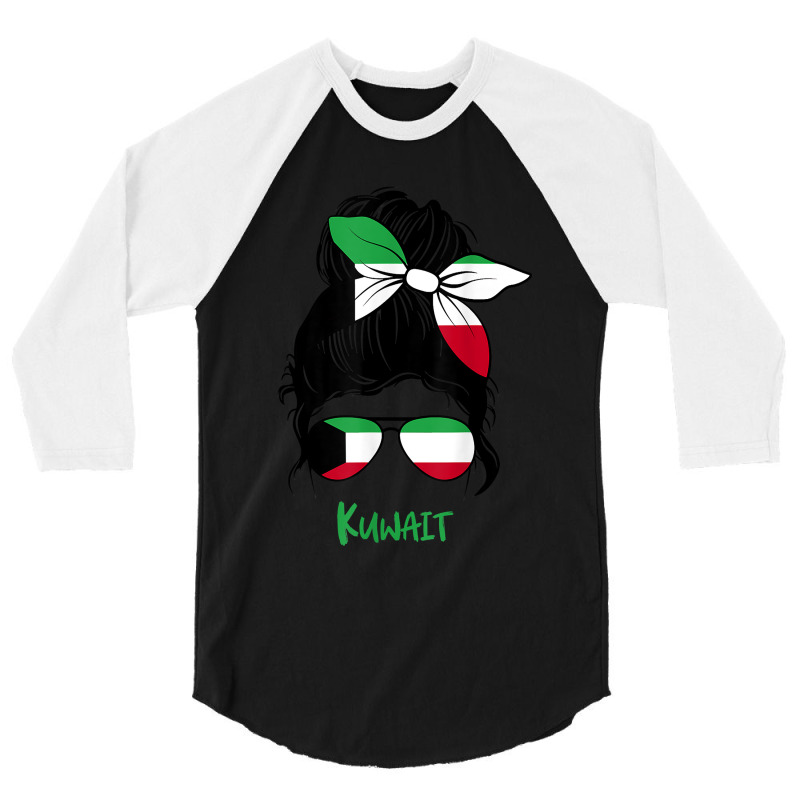 Kuwaiti Girl Kuwait Girl Kuwait Woman Flag 3/4 Sleeve Shirt by JamesPlyler | Artistshot