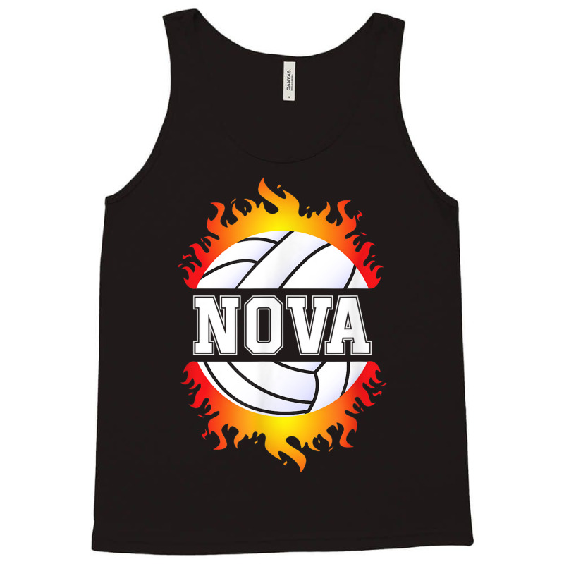 Nova Name Volleyball Player Girls Ball And Net Sports Fan Tank Top by Complete | Artistshot