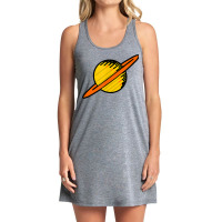 Simple Retro Cartoon Saturn Space Sci Fi Tank Dress | Artistshot