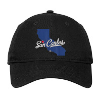 San Carlos California San Diego Ca Map Adjustable Cap | Artistshot