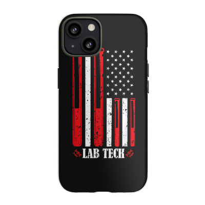 Lab Tech Patriotic American Flag - Womens Lab Tech Iphone 13 Case By 