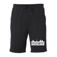 Skyline Of Auckland New Zealand T Shirt Fleece Short | Artistshot