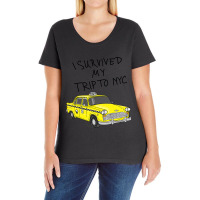 I Survived My Trip To Nyci Love Nyc New York Shirt Ladies Curvy T-shirt | Artistshot