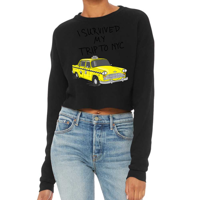 I Survived My Trip To Nyci Love Nyc New York Shirt Cropped Sweater by cm-arts | Artistshot